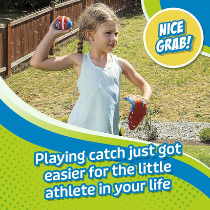 Toysmith Get Outside GO! Super Sport Easy Catch Ball & Glove Set