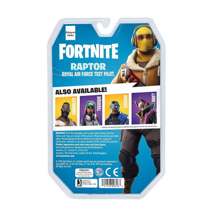 Fortnite Solo Mode Core Figure Pack, Raptor