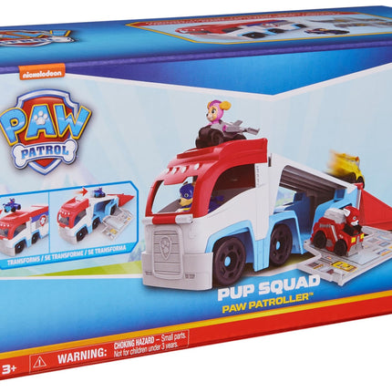 Paw Patrol Pup Squad Patroller Transforming Team Vehicle & Chase Racer