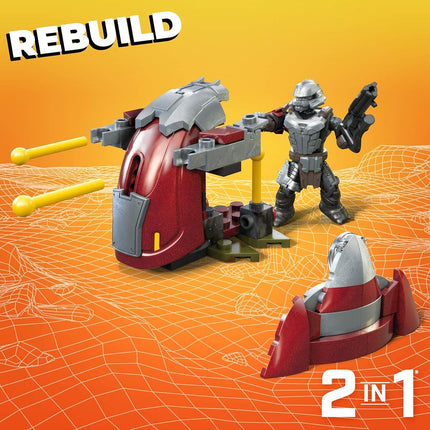 Mega Bloks Halo Hijacked Ghost Small Vehicle