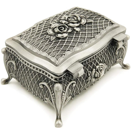 falado Wingostore Emboss Alloy Metal Music Box Wind Up and Golden Movement Music Box for Christmas/Birthday/Valentine's Day (EmbossAlloyPattern2YMSS, You are My Sunshine)