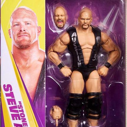 Mattel WWE Elite Collection Action Figure & Accessories, Steve Austin