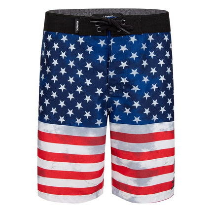 Pantalones cortos de baño Hurley para niño, Americana Tie Dye, 3T