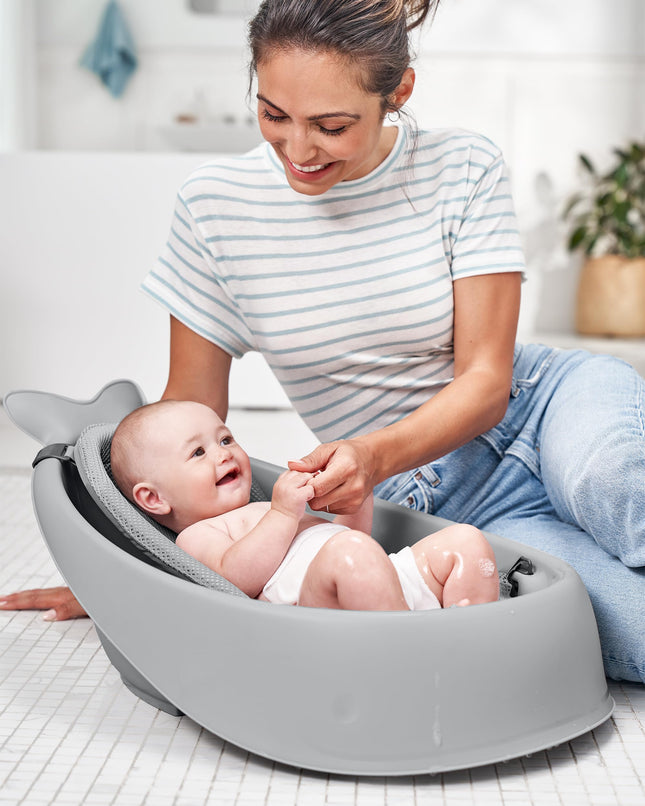 Baignoire Moby Smart Sling 3 étapes Skip Hop - Gris