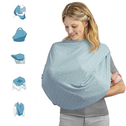 Munchkin Milkmakers 5-in-1 Nursing Cover, Hipsteria Dots