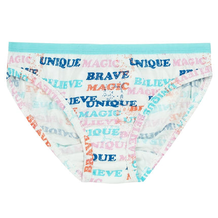 Fruit of the Loom Paquete de 20 bragas tipo bikini de algodón para niñas - Colores surtidos a la moda, 6