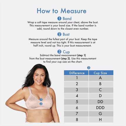 Playtex Women's 18 Hour Seamless Smoothing Full Coverage Bra US4049 - White - 46DD