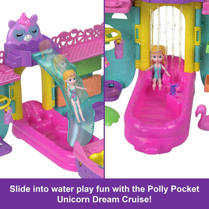 Polly Pocket Unicorn Dream Cruise Portable Playset