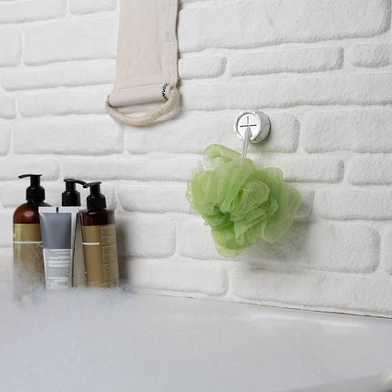 HEFA Kitchen Towel Hooks, Dish Towel Holder for Kitchen, Bathroom Accesories, Space-Saving Accessories, Gift, Kitchen Gadgets, Eco 8 Pack (White Marble)