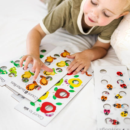 Melissa & Doug Poke-A-Dot Jumbo Number Learning Cards