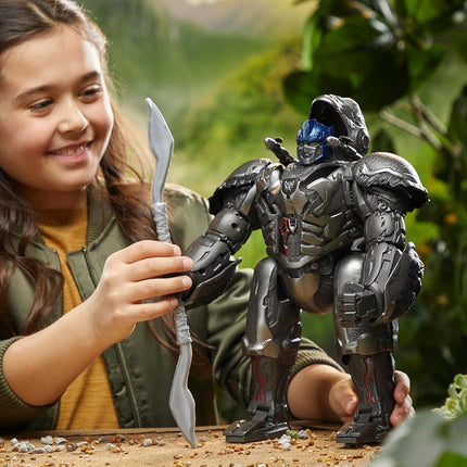 Transformers: Rise of the Beasts Command & Convert Animatronic Optimus Primal 31.5-cm Electronic Toy For 6+ Years, Includes: figure, 2 accessories and instructions.