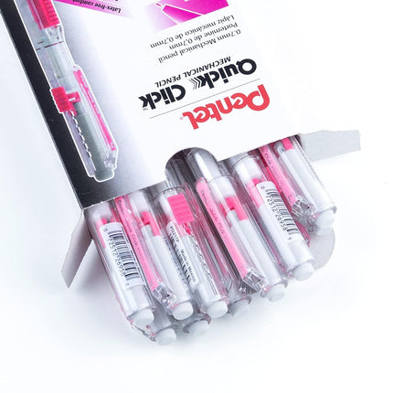 Pentel QUICK CLICK Mechanical Pencil (0.7mm), Pink Barrel - PD217P
