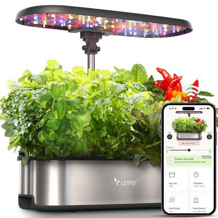 LetPot LPH-SE Hydroponics Growing System, 12 Pods 