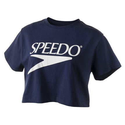 Speedo Women's T-Shirt Short Sleeve Crew Neck Vint