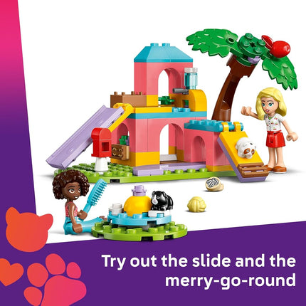 LEGO Friends Guinea Pig Playground Toy - incl. 2 Mini Dolls, 2 Animal Figures and Lots of Pet Care Accessories - Creative Birthday Gift for 5+ Year Old Girls - 42640
