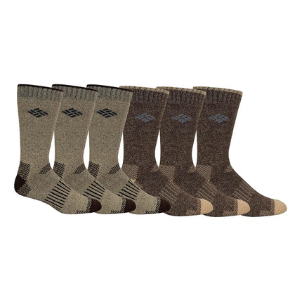 Columbia Men's Moisture Control Quarter Crew Socks