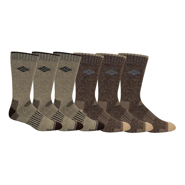 Columbia Men's Moisture Control Quarter Crew Socks