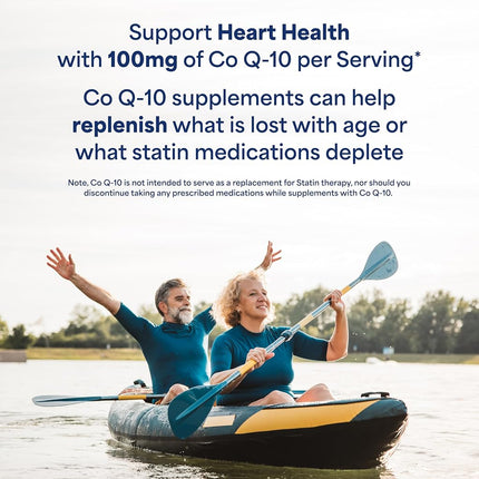 Puritan's Pride, Qsorb Coq10 100 Mg Supports Heart Health Total 2 Pack of 240 Softgels, 480 Count