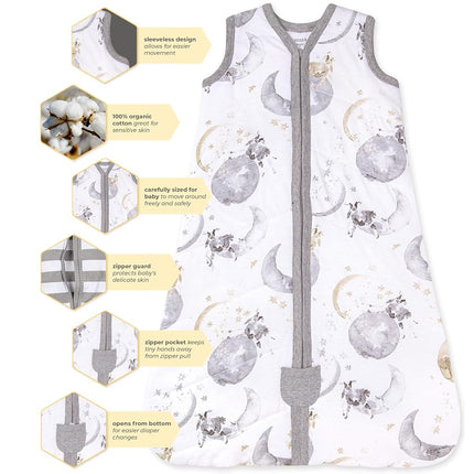 Burt's Bees Baby Beekeeper Infant Wearable Blanket, 100% Organic Cotton Unisex, Girl, Boy Swaddle Transition Sack - Light Weight 0.5 TOG or Medium Weight 1.5 TOG - Newborn Essentials Sleep Clothes,