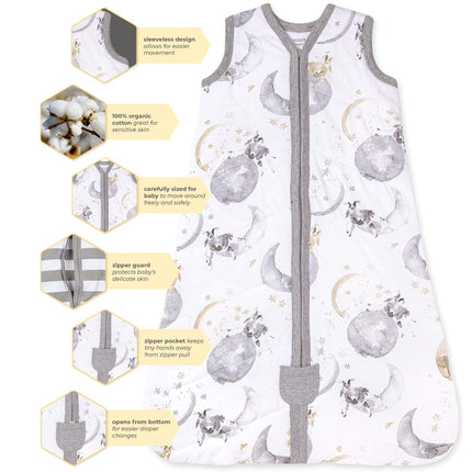 Manta usable Burt's Bees Baby Beekeeper para bebés, 100% algodón orgánico unisex, para niña, niño, saco de transición para envolver - Ligero 0.5 TOG o peso medio 1.5 TOG - Ropa de dormir esencial para recién nacidos,
