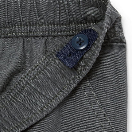 The Children's Place Boys' Pull on Cargo Pants, Flax, 20 Husky