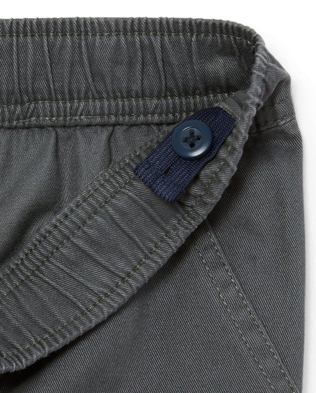 The Children's Place Boys' Pull on Cargo Pants, Flax, 20 Husky