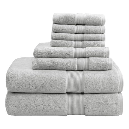 Madison Park 800GSM Bathroom Towel Set of 8 100% C