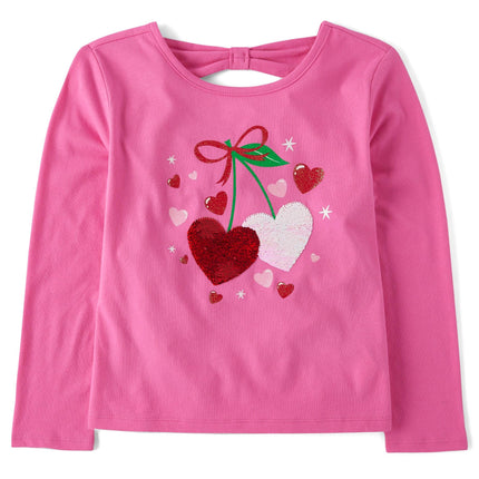 The Children's Place Girls' Long Sleeve Graphic To