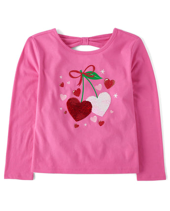 The Children's Place Girls' Long Sleeve Graphic To