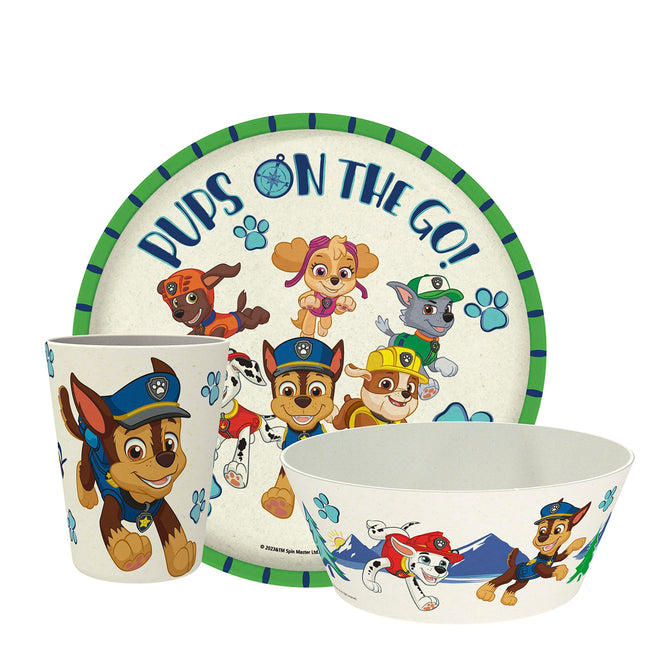 Zak Designs PAW Patrol Kids Dinnerware Set 3 Piece