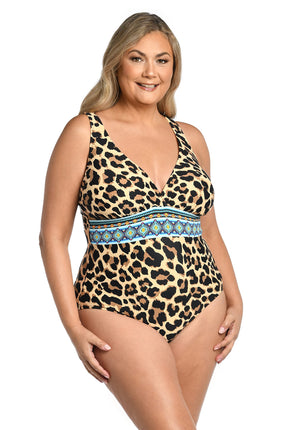 La Blanca Women's Multi Strap Cross Back One Piece