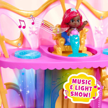 Just Play Ariel Jr Deluxe Atlantica Palace w/Bonus Figures, Kids Toys for Ages 3 Up