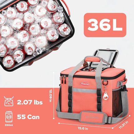 Maelstrom Soft Cooler Bag, 55 Can Beach Cooler with Flip-top Access