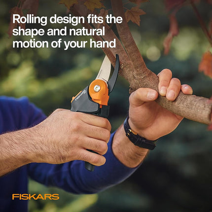 Fiskars 391041-1001 PowerGear2 Pruner, Steel