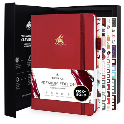 Clever Fox Planner Premium Edition - Luxurious Wee