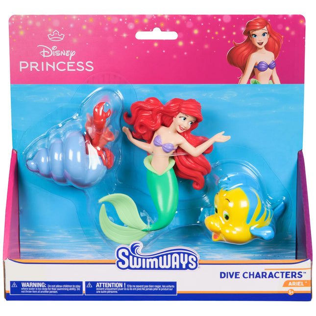SwimWays Disney Princess Ariel Dive Characters 3-P
