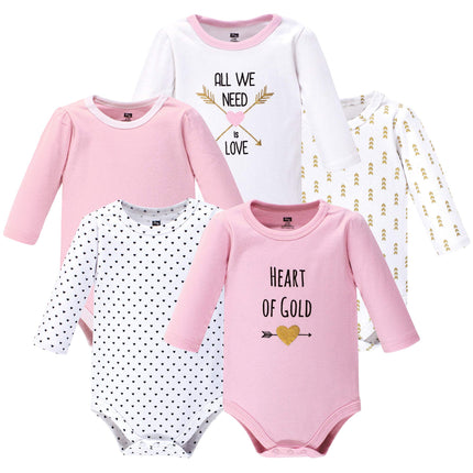 Hudson Baby Unisex Baby Cotton Long-Sleeve Bodysui