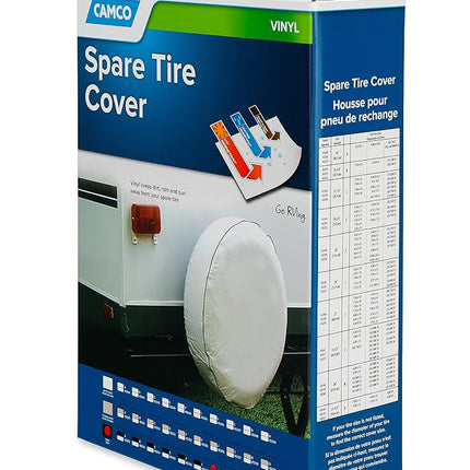 Camco 45258 Black 27 inches Vinyl Spare Tire Cover