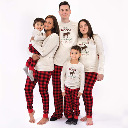 Pyjama de Noël Hudson Baby, Bébé Wapiti Wonderful Time, 0-3 mois