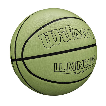 Wilson Luminous Glow Basketball - Size 7-29.5", Green
