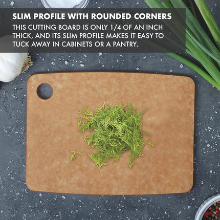 Dexas Natural Fiber Dishwasher Safe Composite Cutting Board, 14.3" x 11.2", 14.3 by 11.2 inches