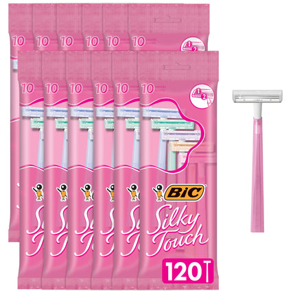BIC Twin Select Silky Touch Twin Blade Shaver, Wom