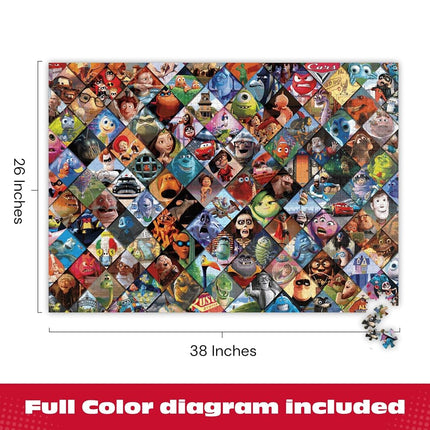 Ceaco Puzzle Disney Pixar Clips 2000pcs New 3502-4