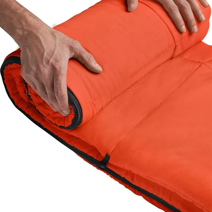 Coleman Kompact Sleeping Bag, Indoor/Outdoor Lightweight Sleeping Bag for Adults, 20°F/30°F/40°F Options for Camping, Hiking, Backpacking with Included Compression Sack; Big & Tall