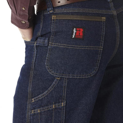 Wrangler Men's Lined Relaxed Fit Jean, Antique Indigo, 42W x 34L