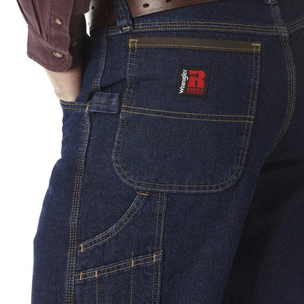 Wrangler Men's Lined Relaxed Fit Jean, Antique Indigo, 40W x 32L