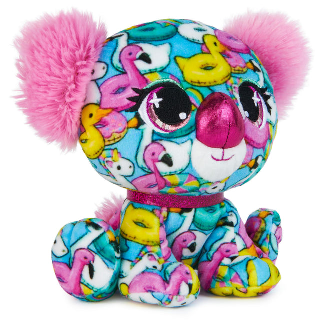 GUND P.Lushes Designer Fashion Pets Angie Springs Premium Koala Soft Toy, Pink and Blue, 6 Inch