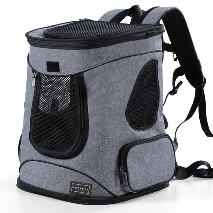 Petsfit Pet Backpack Carrier with Upgrade Waist Cu