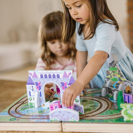 Melissa & Doug Wooden Take-Along Tabletop Kingdom