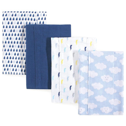 Luvable Friends Unisex Baby Flannel Burp Cloths - 